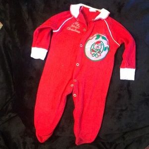 Vintage Stork Craft First‎ Christmas outfit